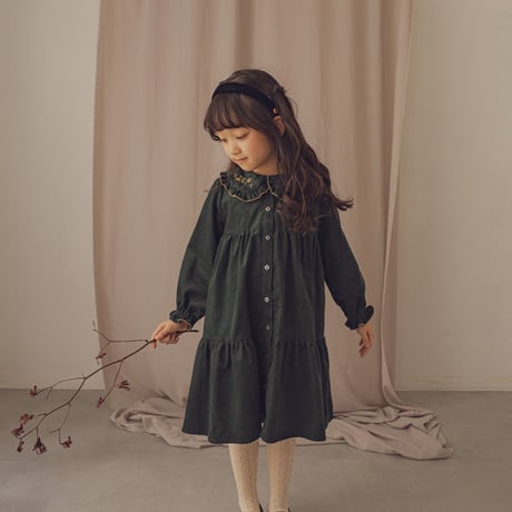Marie dress / Forest green