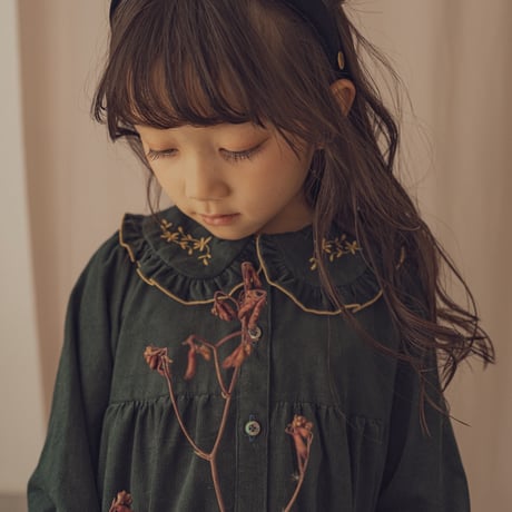 Marie dress / Forest green
