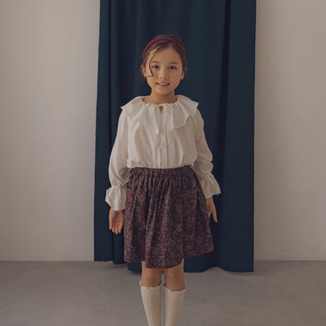 Flare blouse / White