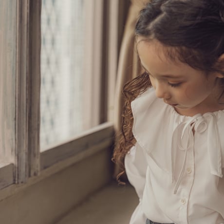 Flare blouse / White