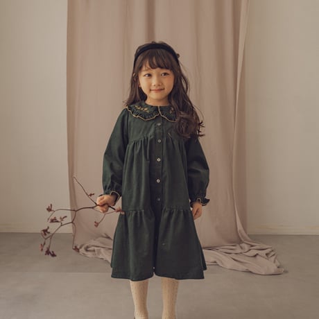 Marie dress / Forest green