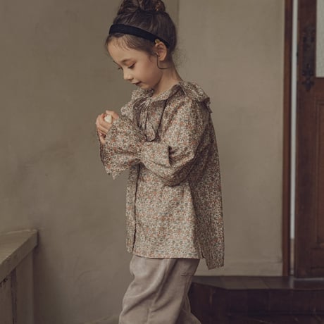 Flare blouse / Sugar bloom