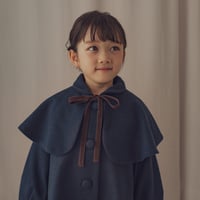 Doll cape coat / Navy