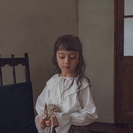Flare blouse / White