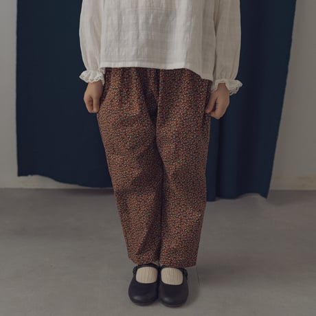 Sarrouel pants / Chocolate flower