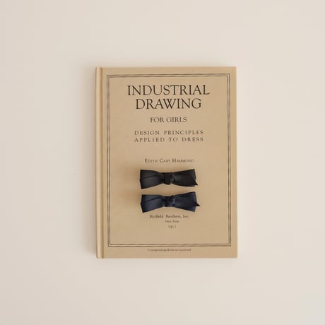 Ribbon pin 2 pc set / Navy & Black
