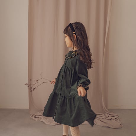Marie dress / Forest green