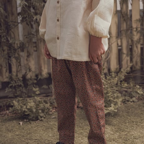 Sarrouel pants / Chocolate flower