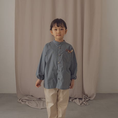 Stand over shirt / Winter sky check