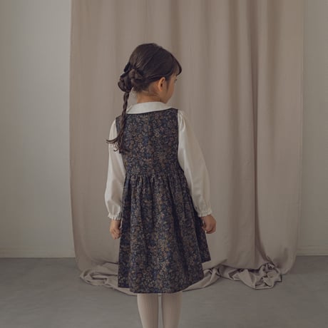 Financier dress / Merry flower - Black