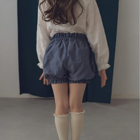 Pumpkin pants / Chambray blue