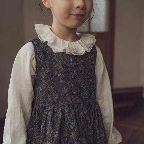 Financier dress / Merry flower - Black