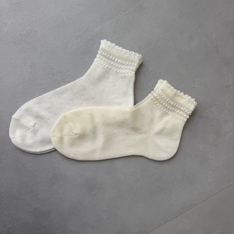 condor / Ceremony socks with relief border 2746-4