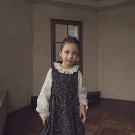 Financier dress / Merry flower - Black