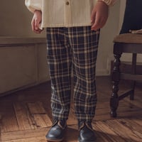 Tapered pants / Midnight tartan