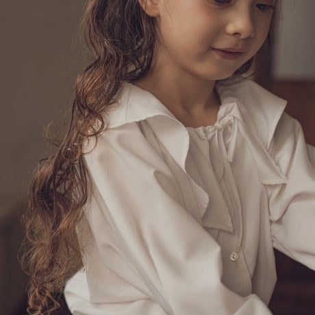 Flare blouse / White