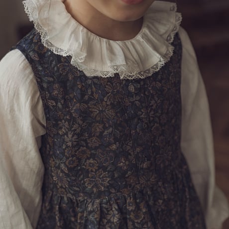 Financier dress / Merry flower - Black
