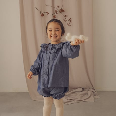 Peter blouse / Chambray blue