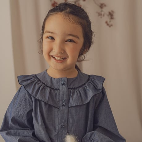 Peter blouse / Chambray blue
