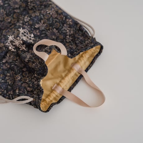 Bonbon BAG / Merry flower - Black