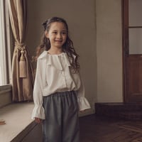 Flare blouse / White