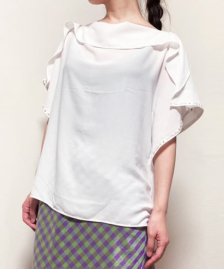 【限定再入荷】Square Frill Blouse
