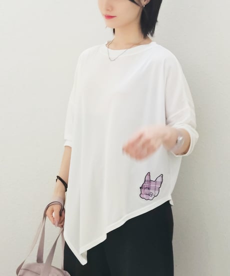 Asymme-hem Loose Pullover