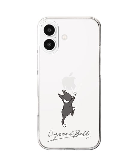 iPhoneハードクリアケース/ひっつきHippie