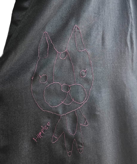 Embroidered Shirt One-piece