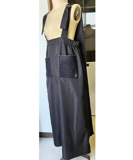 Square Pocket Jumper Skirt