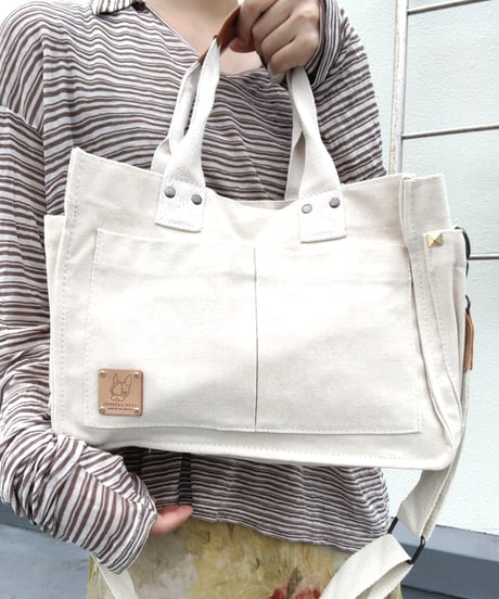 【予約販売】ツインポケットキャンバスバッグ