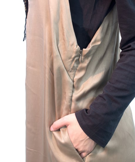 【限定再入荷】サテンキャミワンピ