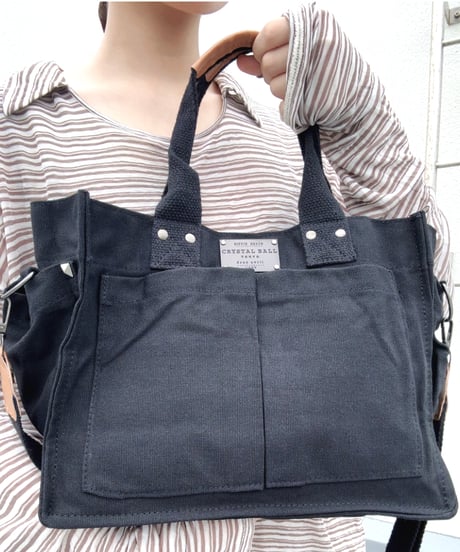 【予約販売】ツインポケットキャンバスバッグ