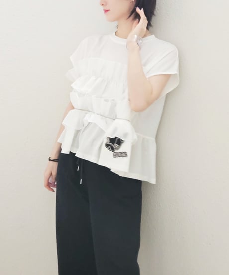 Volume Frill Tunic