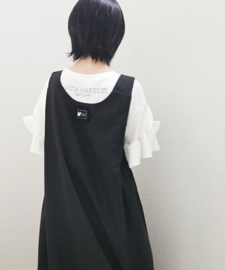Square Pocket Jumper Skirt