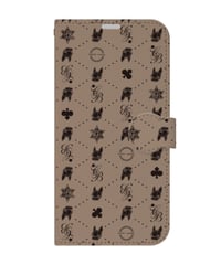手帳型iPhoneケース/CRYSTALBALL monogram/ベージュ
