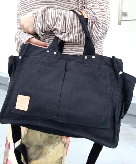 【予約販売】ツインポケットキャンバスバッグ