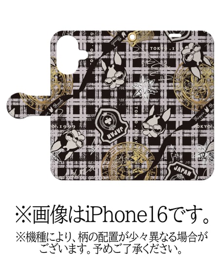手帳型iPhoneケース/Lunettes de soleil Hippie