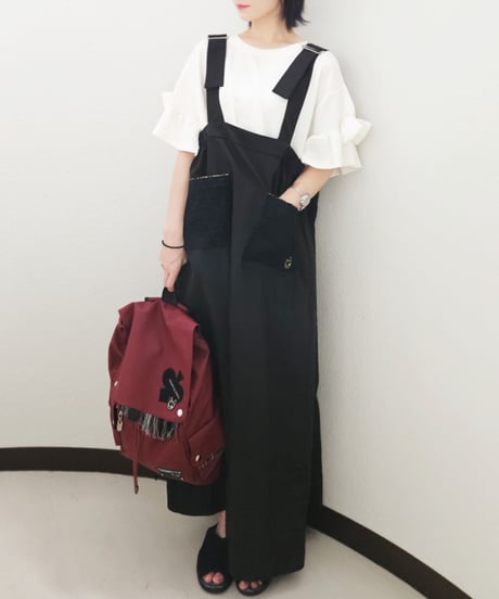 Square Pocket Jumper Skirt