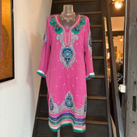 ethnic embroidery dress