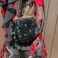 sequins shoulder bag