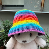 rainbow knit hat