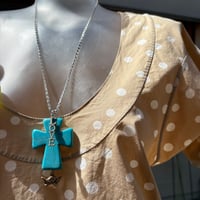 eeeee//big cross necklace