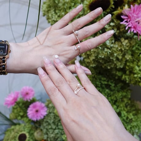 Pearl line ring