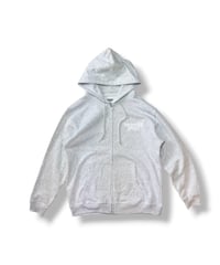 PS-LOGO SWEAT ZIP HOODIE (Ash gray)