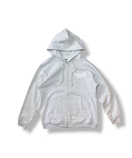 PS-LOGO SWEAT ZIP HOODIE (Ash gray)