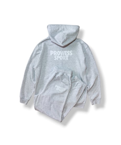 PS-LOGO SWEAT ZIP HOODIE (Ash gray)