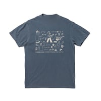 small circle '26 Tシャツ【デニム】