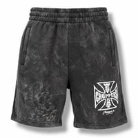 WCC WORN CROSS SHORT - VINTAGE BLACK