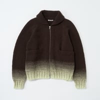 AURALEE (オーラリー) / Wool Low-Gauge Knit Zip Cowichan